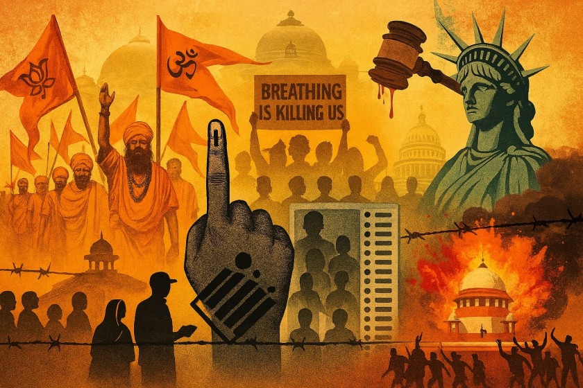 হিন্দুত্বের হেজেমনি, রাষ্ট্রীয় পক্ষপাত, ভোট চুরি ও সন্ত্রাসের ছায়ায় ভারত